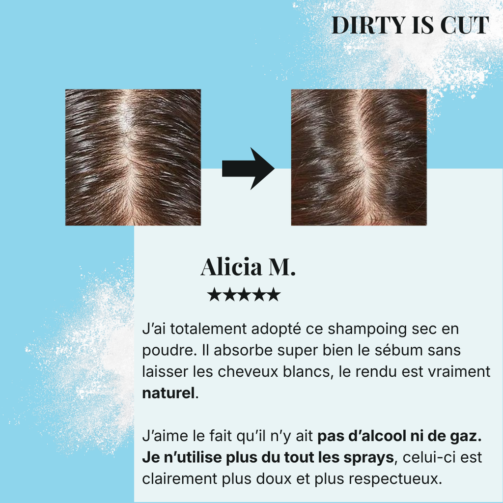 SHAMPOING SEC EN POUDRE 100% NATUREL