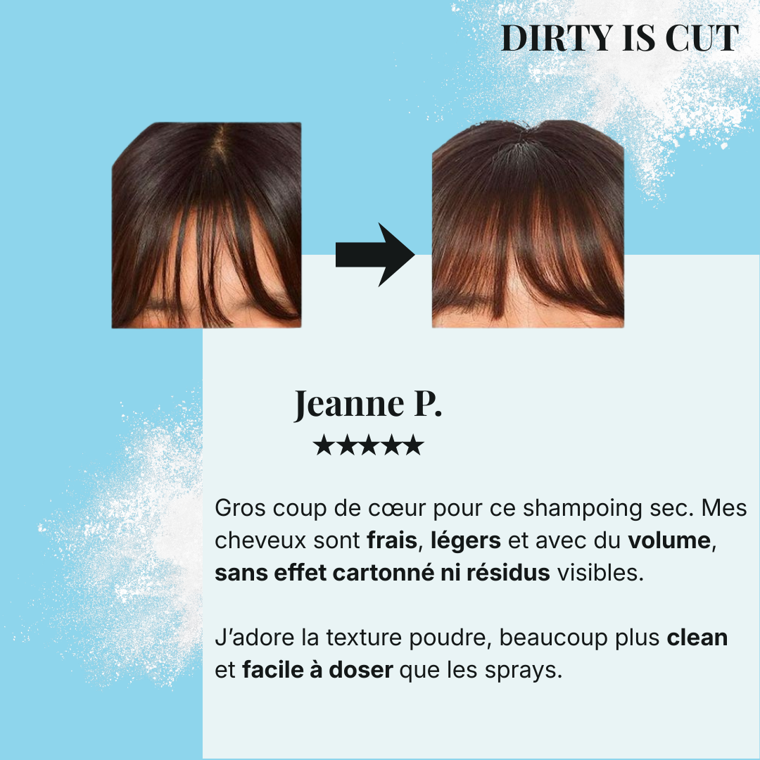 SHAMPOING SEC EN POUDRE 100% NATUREL