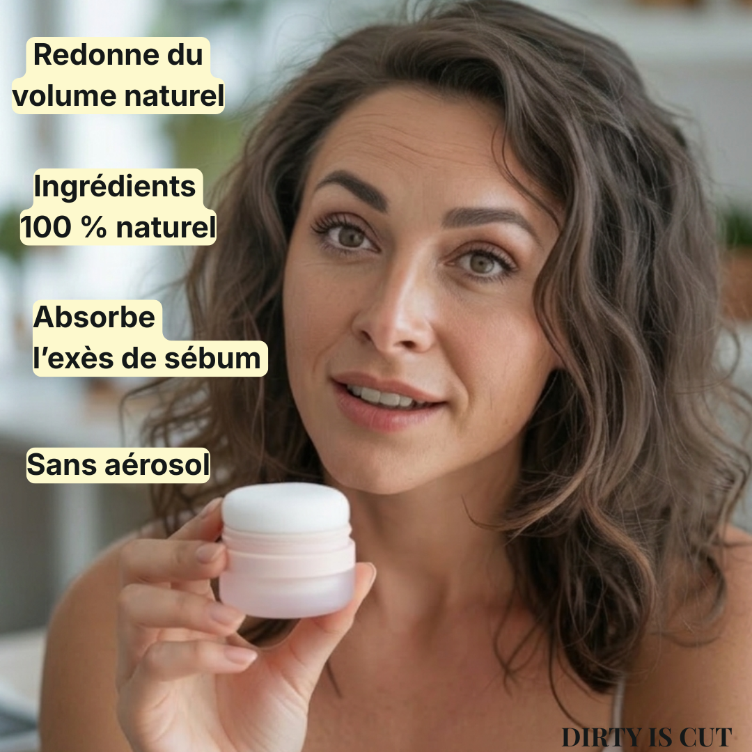 SHAMPOING SEC EN POUDRE 100% NATUREL