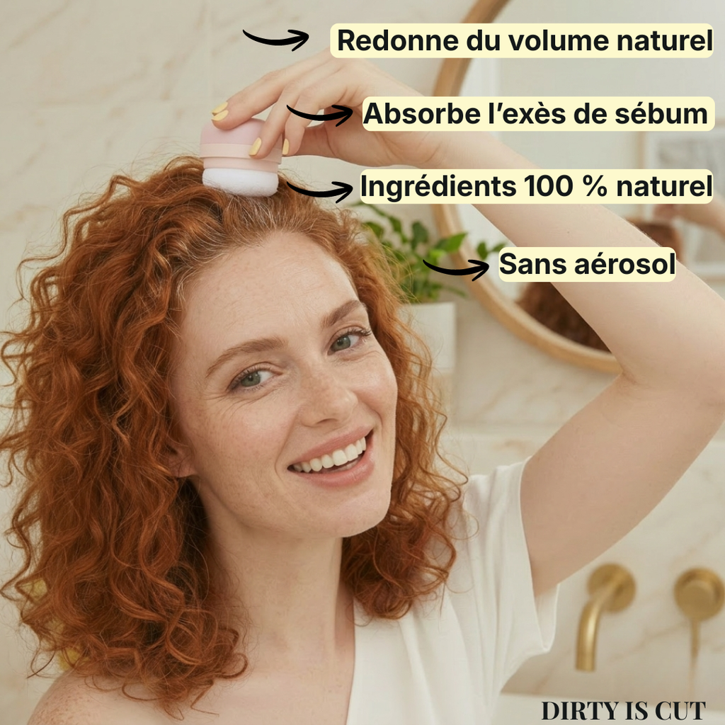 SHAMPOING SEC EN POUDRE 100% NATUREL