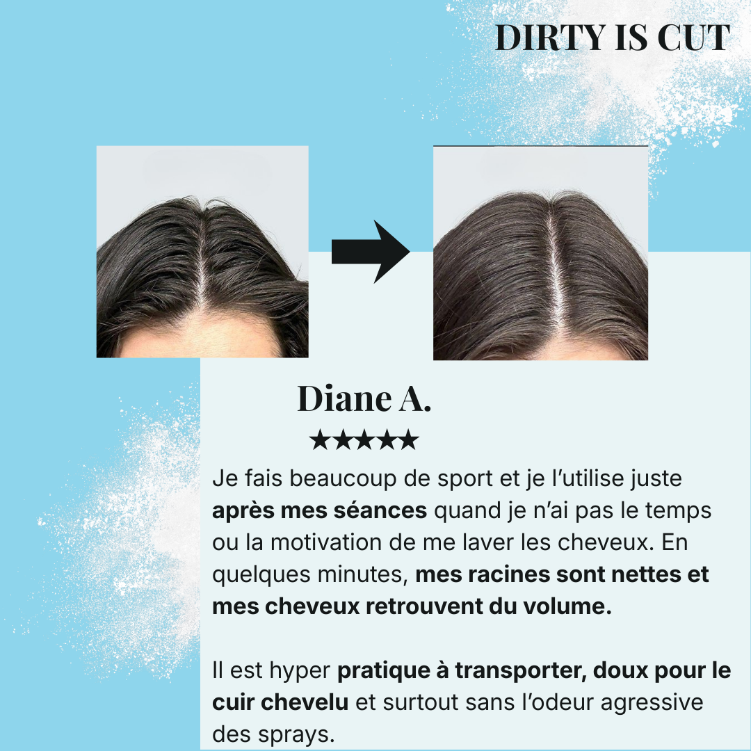SHAMPOING SEC EN POUDRE 100% NATUREL