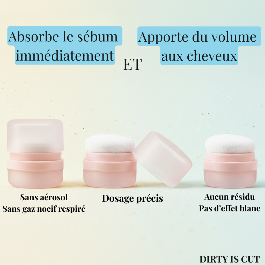 SHAMPOING SEC EN POUDRE 100% NATUREL