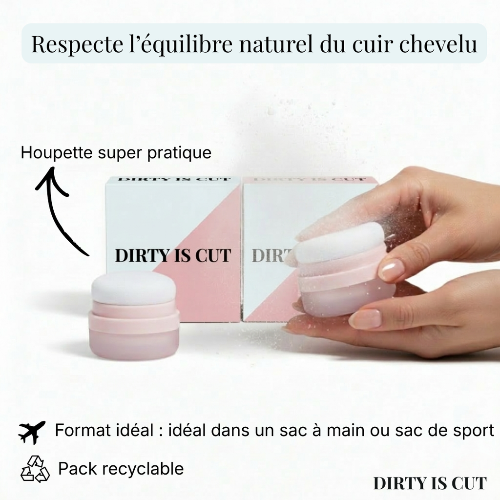 SHAMPOING SEC EN POUDRE 100% NATUREL